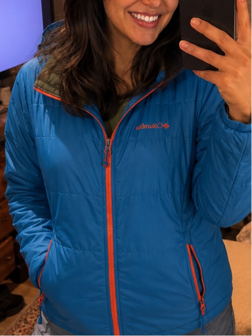 Columbia Bugaboo women’s L Vintage 90s style retro waterproof puffer jacket